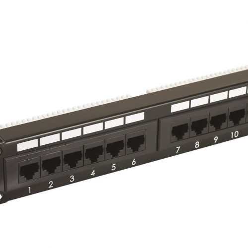 PANEL 24 RJ45 CAT5E NEGRO EXCEL NETWORKING