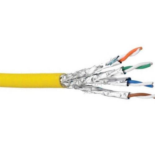 CABLE S/FTP CAT7A B2ca LSHZ 1000 MHz AMARILLO EXCEL NETWORKING B.500