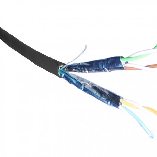 CABLE U/FTP CAT6A EXTERIOR NEGRO Fca EXCEL NETWORKING B500