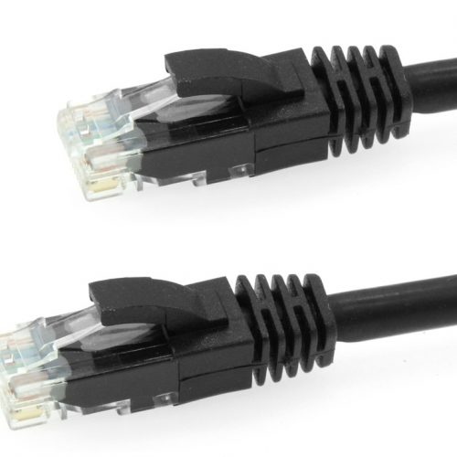 LATIG. RJ45-RJ45 CAT6 LSHZ NEGRO 5 MTS SERIE ECO