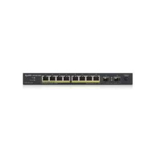 SWITCH 8 PUERTOS 10/100/1000 802.3af PoE + 2 SFP