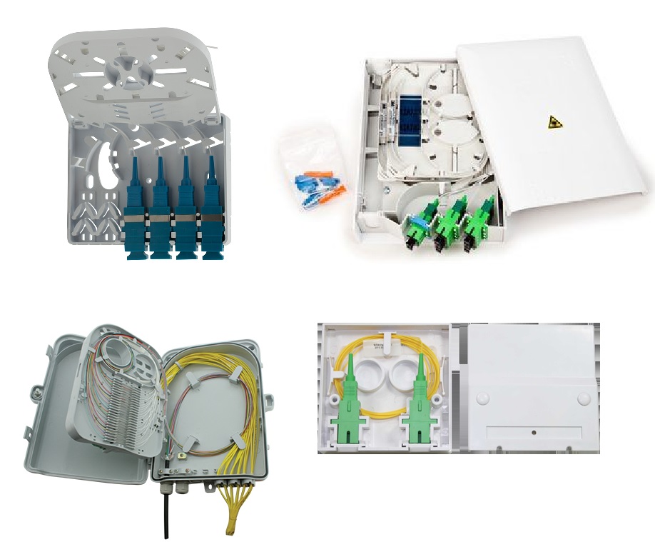 Cajas y Rosetas de Fibra Óptica