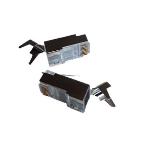 CONECTOR RJ45 MACHO FTP CAT6A CON GUIA PK50