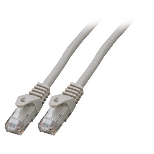 LATIG. RJ45-RJ45 CAT6 LSHZ GRIS 0,5 MTS SERIE ECO