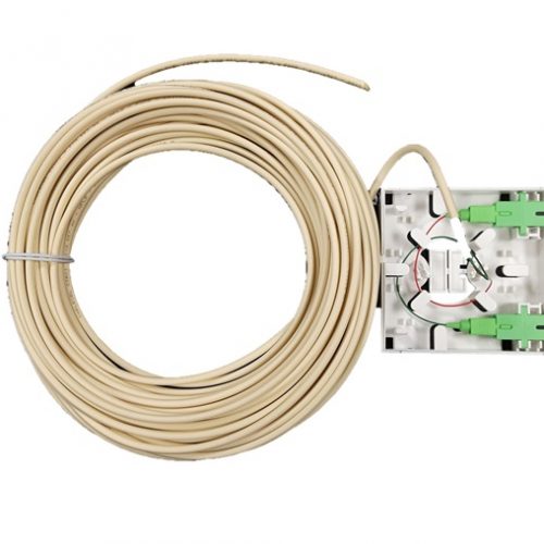 Cable Fibra Óptica ADSL doméstica de roseta a ONT 50cm