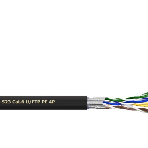 U/FTP CAT6 EXTERIOR PE DRAKA NEGRO