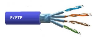 cable ethernet categoria 6 con pantalla de aluminio al par y al conjunto