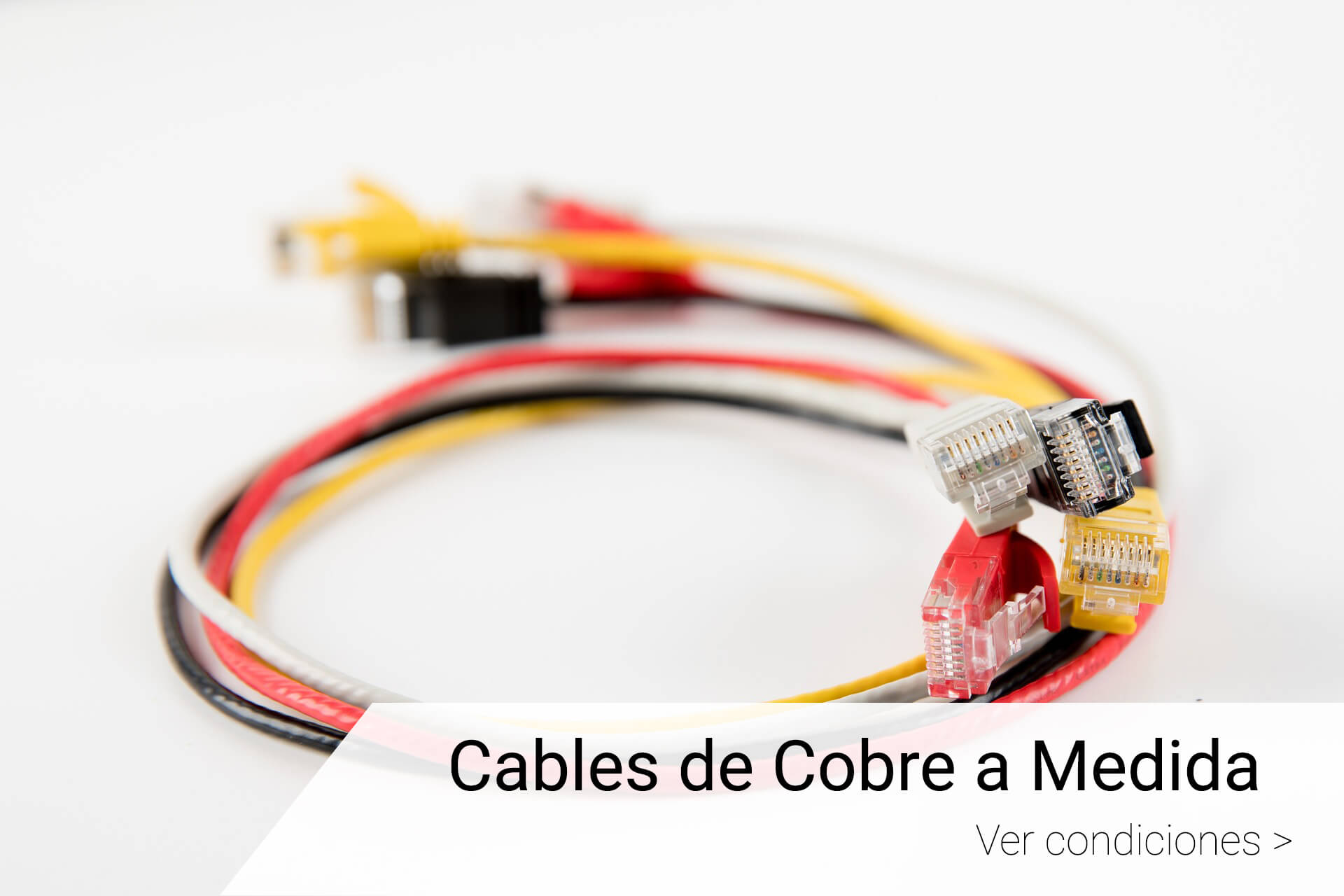 conectorizacion de cobre a medida