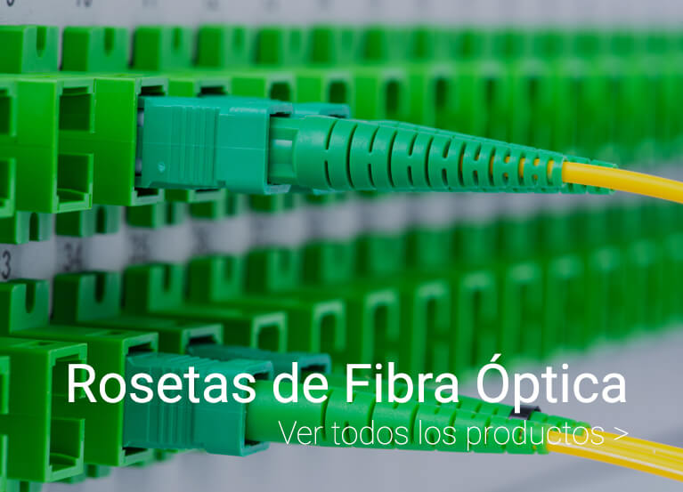 rosetas de fibra optica