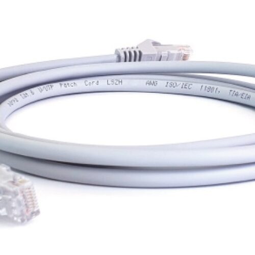 LATIG. RJ45-RJ45 CAT6A UTP BARPA 3 MT GRIS