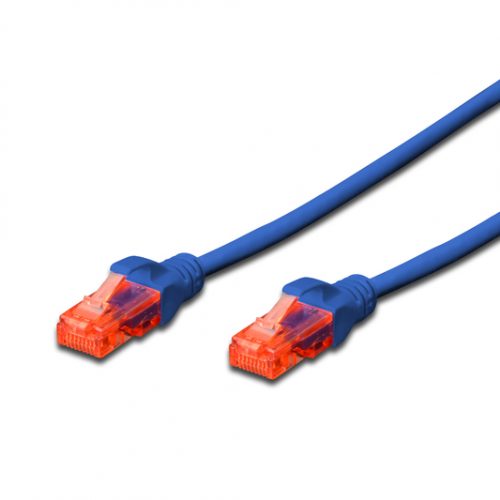 LATIG. RJ45-RJ45 UTP CAT6 LSHZ DIGITUS 3 MT AZUL