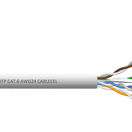 CABLE U/UTP LSOH CABLECEL BLANCO Dca C.305 24 AWG